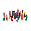 Junior Learning: 100 Multicubes - Pack of 100 Multi-Colored Cubes,
