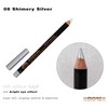 08 Metallic Silver More Rich Colour Kajal bright eye effect