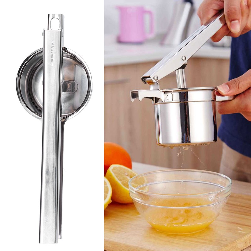 Stainless Steel Manual Juicer Healthy Convenient Beautiful Lightweight Handheld Juice