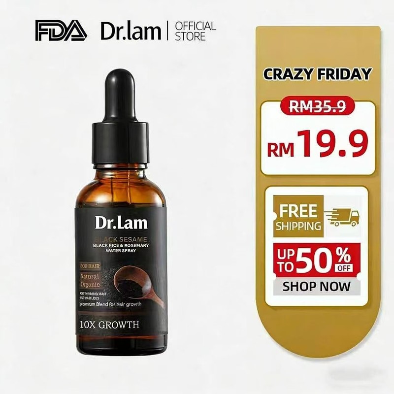 Dr.Lam Original 10X Hair Growth Serum Black Sesame & Ginseng