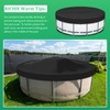 RICHIE 8FT Pool Cover, Round Solar Cover for Above Ground