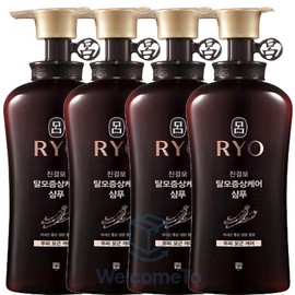 ryo [Latest Model] Ryeo Jingyeolmo Hair Loss Symptom Care Shampoo 490ml + Free Mask. Contains domestic red ginseng. Cares for hair loss symptoms and weakened scalp and hair roots. 1 mask included, 4 packs / [최신형] 려 진결모 탈모증상케어 샴푸 490ml + 마스크 증정 국내산홍삼함유 탈모