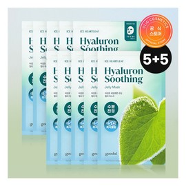 Goodal 5+5 Hyaluronic Acid Soothing Jelly Mask / 구달 5+5어성초 히알루론 수딩 젤리 마스크