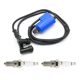 VIKKSAER 3LC-82310-01-00 Ignition Coil w/Spark Plug, Replacement for Yamaha Banshee 350 YFZ350 1987-2006