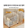 이동식 폼롤러 수납함 필라테스 요가매트 접이식 [화이트 중형 이동식] Portable