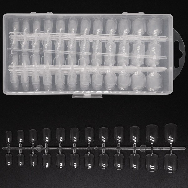 ZHMEINA 504Pcs Extra short press on nails, gel x nail