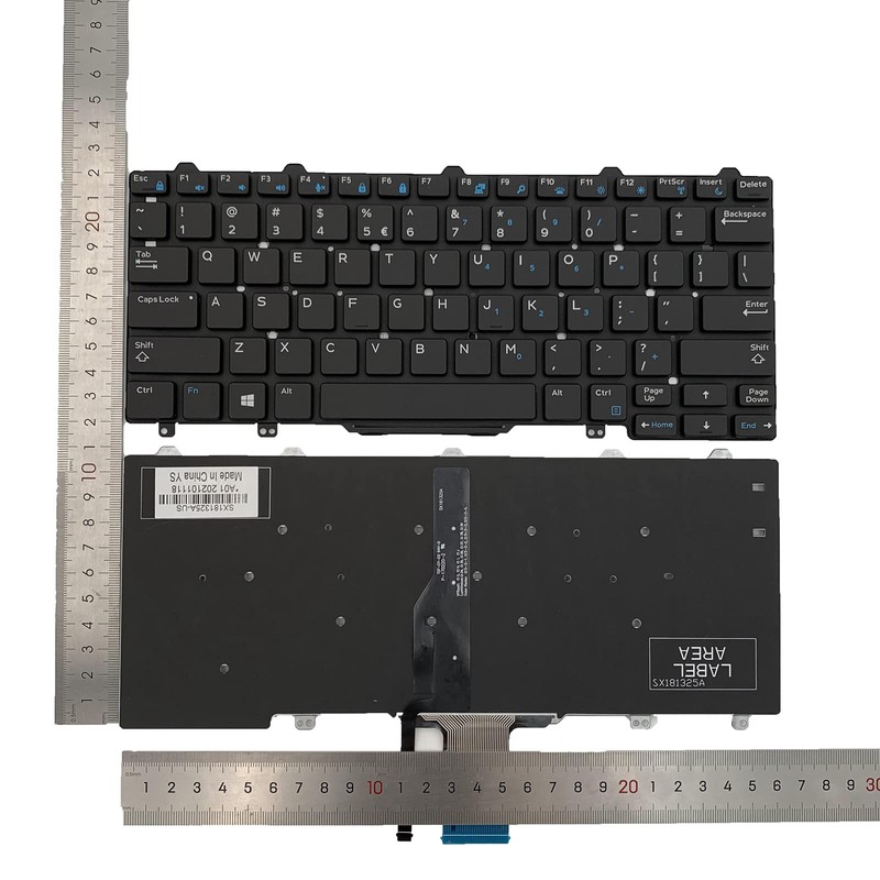 Laptop Replacement US Layout with Backlit Keyboard for DELL Latitude