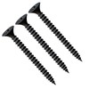 3.5X55mm Drywall Black Screws, Self Tapping Phillips Countersunk Head, Fine