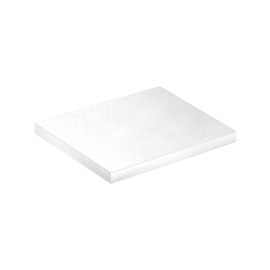 dekora - Base per Torta Quadrata Bianca in Cartone Rigido 30X30H1,2CM - Perfetta per Feste, Compleanni e Anniversari