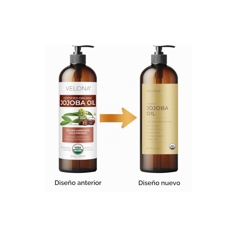 JOJOBA Oil Golden Organic Carrier UNREFINED Cold Pressed RAW Virgin