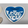Harley I Love You Decal / Sticker NOS Davidson Motorcycle