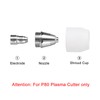 HARFINGTON 45pcs P80 Plasma Cutter Nozzle Electrodes and Shroud Cup