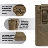 TSPRO Khaki Molle Pouches, Tactical Dump Pouch for Belt, Foldable