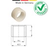 cyclingcolors 10x Bushings Bearing Bushings Spacer Sleeve Shaft Bearing Plastic