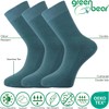 Green Bear Unisex Bamboo Teal Colour Socks 6-8 - Cushioned
