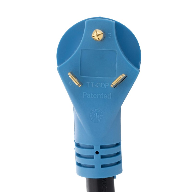RecPro RV Dual 30 Amp to 50 Amp Power Adapter