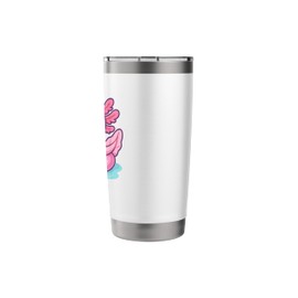 Kawaii Axolotl Pool Float Bubble Boba Tea Stainless Steel Insulated Tumbler