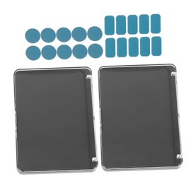 FOMIYES 2pcs Makeup Palette Empty Makeup Eyeshadow Palette Empty Eyeshadow Pan Plastic Cosmetics Pan For Blush Highlighter Contour