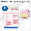 30-Pack Annual Vehicle Inspection Report Form, 3-Ply Carbonless Form and
