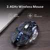 Uciefy Q85 Rechargeable Wireless Gaming Mouse, 2.4G LED Optical Silent