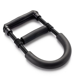 TYKusm Adjustable Forearm Exerciser Steel Power Wrist Steel Power Wrist Arm Device（Black)