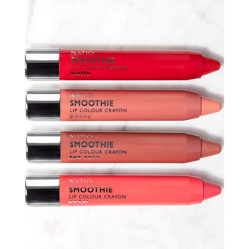 Natio Smoothie Lip Colour Crayon, Petal
