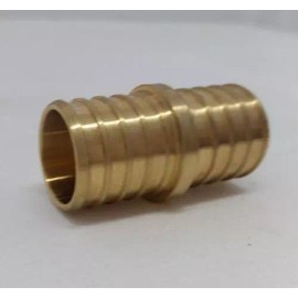 BadgerPipe 1 1/4" Pex Crimp Coupling X 1" Pex LEAD FREE! (Bag of 10)