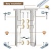 Bifold Door Hardware Kit, 48-Inch Bi-fold Closet Door Track Kit