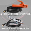 JIAONE Welding Electrode Holder,Welding Ground Clamp, With cable 25mm ²