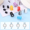 sourcing map 5pcs Potentiometer Knobs,D-Shaft Replacement Rubber Potentiometer Control Knob