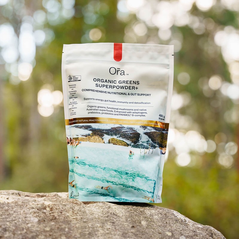 Ora Organic Greens Superpowder+, 7 x 8g Sachets