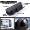 Pocket Microscope 60-100X Zoom Portable Zoom LED Illuminated Mini Magnifier