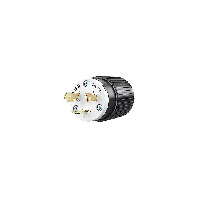 Bryant Electric 70630NP Industrial Grade Locking Plug, 2-Pole, 3-Wire, Nema