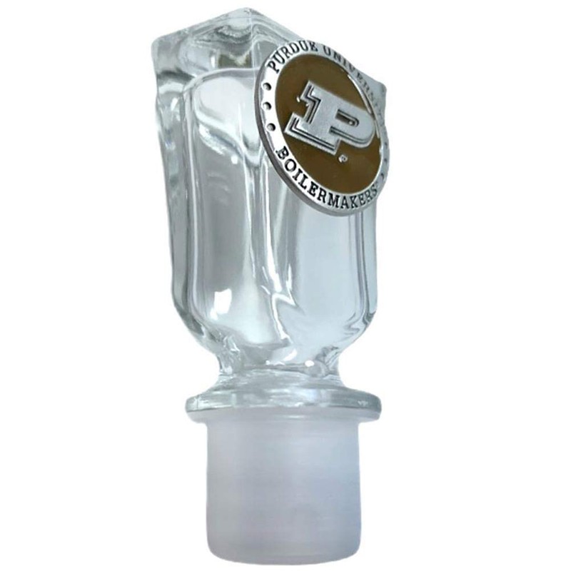 Team Color Logo Purdue Boilermakers Decanter Glass Bottle