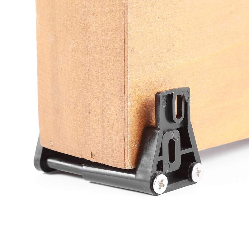 Barn Door Roller Guide, Sliding Door Guide, Black Premium Plastic