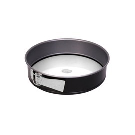 Dr. Oetker Springform Ø 26 cm mit Glasboden Backform mit schnitt- & kratzfestem Glas-Boden, runde Kuchenform mit Antihafteigenschaften, Menge: 1 Stück