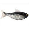 6.5” Shad Unrigged-blk/Silver