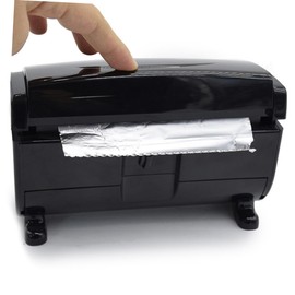 WOONEKY Fashion Design Tin Foil Cutter Machine Quick Storage Hairdressing Supplies Tool