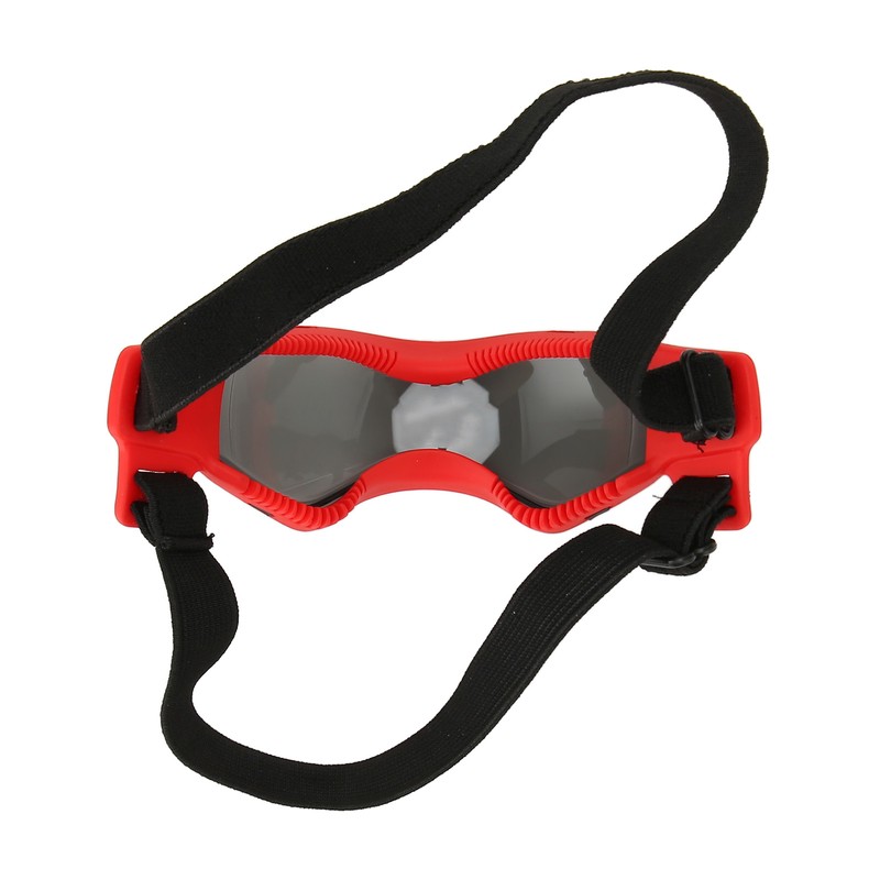 Dog Goggles Soft Silicone Frame Adjustable Dog UV Protection Sunglasses