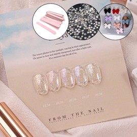 classic nail From the Nail Luster Days Glitter Gel + 30 parts / 프롬더네일 러스터 데이즈 글리터젤+파츠30개