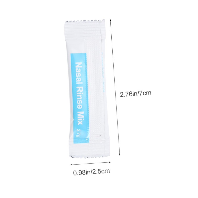 FOMIYES 40 Pack Nasal Rinse Salt Saline for Adults Nasal