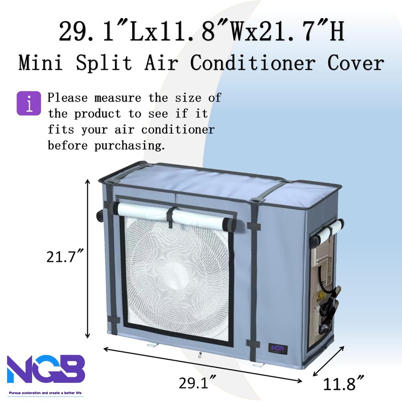 NGB Mini Split Cover for Air Conditioner Outdoor Unit,29.1" L