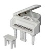Miniature Piano for Dollhouse Furniture Upright Grand Piano with Stool