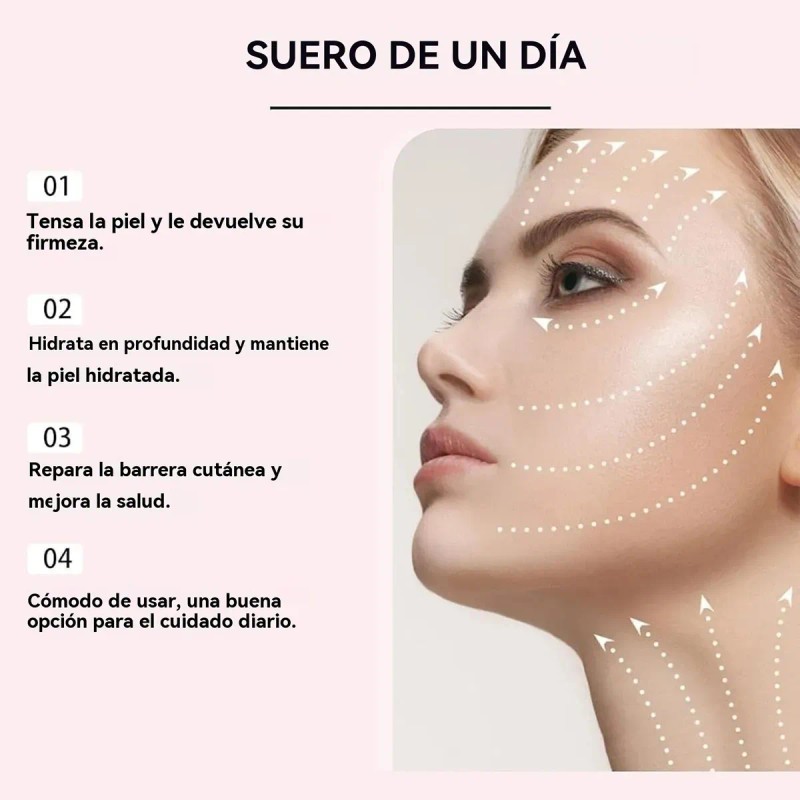 Cg Suero De Un Día Rosa Pdrn Con Adn De