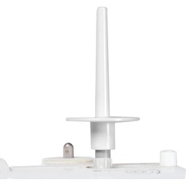 4 pines de carrete de repuesto para máquina de coser, piezas blancas para máquina de coser, pasadores de carrete de plástico y soporte de hilos, accesorios para máquinas de coser compatibles con la