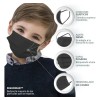 Mascarillas Infantiles Negras, Paquete De 100 Unidades