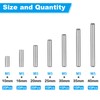 Yinpecly 110 Pcs 304 Stainless Steel Dowel Pin, M5 Cylindrical