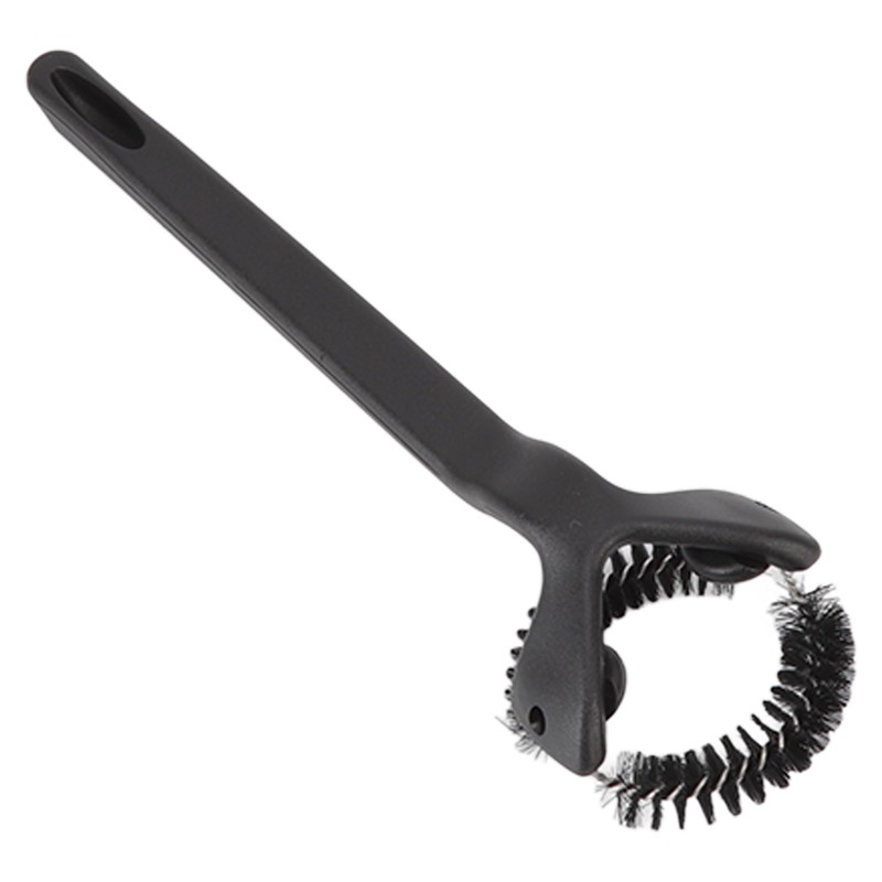 Grouphead Cleaning Brush Detachable Plastic Handle Nylon Bristle Round Coffee