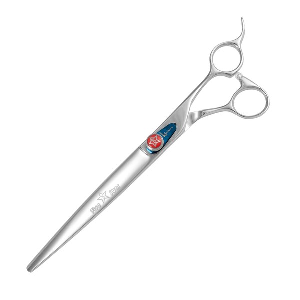Kenchii Five Star Offset Handle Professional Dog Grooming Shears, 8