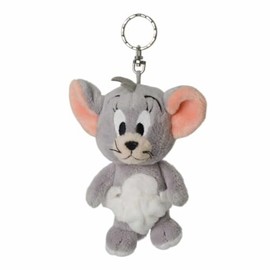 Niki Tom & Jerry Key Holder, Taffy, 4.7 inches (12 cm), Kids, W6.3 x D2.4 x H 4.7 inches (16 x 6 x 12 cm), gray